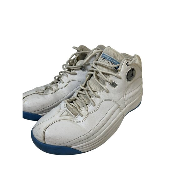 Men’s 10 Rare Nike Air Jordan Team 1 Shoes Vintage University Blue UNC main image 6